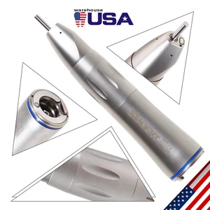 USA Dental 1:1 Fiber Optic Straight Nose Cone Low Speed Handpiece Inner Spay - Picture 1 of 21