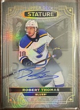 2022-23 Upper Deck Stature Base Auto Robert Thomas STL Blues