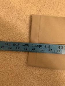 LANDS END Khaki School Uniform Perfect Chino Pants Boys 8 INSEAM 22.5 In NEW $36 - Picture 1 of 6
