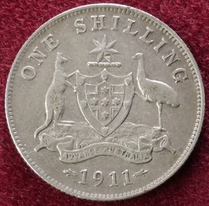 Australien Schilling 1911 (B1509) - Bild 1 von 2