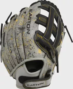 Easton Havok 11 Zoll Rechtshandwurf Jugend Baseball Handschuh gelb Splatter - Bild 1 von 3