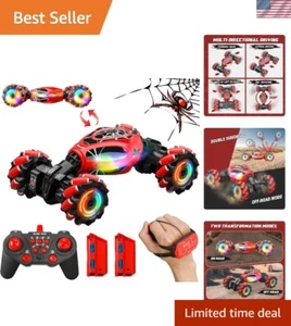 Spider Remote Control Stunt Car 4WD - Gesture Sensing with Lights & Music - Picture 1 of 11