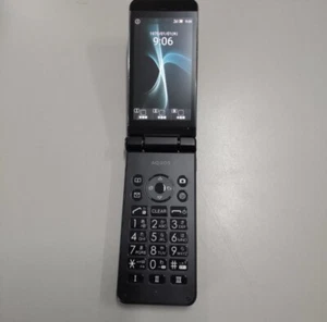 SHARP AQUOS KEITAI Black SH-N01 Android Flip Phone Unlocked 601SH from Japan - Picture 1 of 5