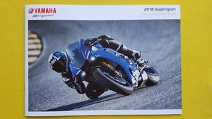 Yamaha Supersport R1M R1 YZF R1M R6 motorcycle sales bike brochure 2018 MINT - Picture 1 of 8