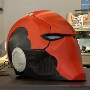 Red Hood Batman Helmet 3D Printed Full Face Mask Handmade Cosplay Props - Picture 1 of 8