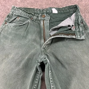 VINTAGE Levis 560 Jeans Men 29x32 Green Loose Straight Orange Tab Dark Baggy 90s - Picture 1 of 17