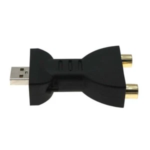Tragbare USB-Stecker Auf 2 Cinch-Buchsen Video Power Adapter Converter HDTV 1 - Bild 1 von 8