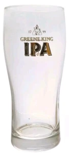GREENE KING IPA OVERSIZED PINTGLASS 1 &1/2 PINTMANCAVE BREWERIANA CHRISTMAS GIFT - Picture 1 of 8