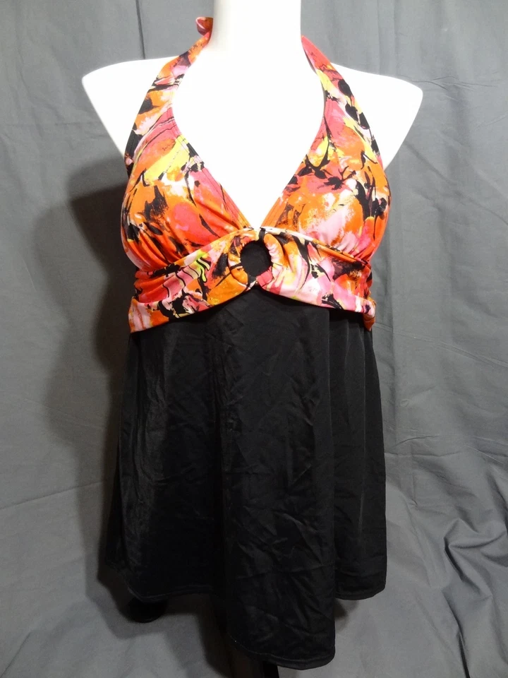 Vestido Lane Bryant sin alambre forrado copa una pieza traje de baño talla 42C/38DD/40D Foto 1 de 3