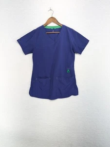 Womens Carhartt Purple Force Flex Scrub Top Size Small - Picture 1 of 6
