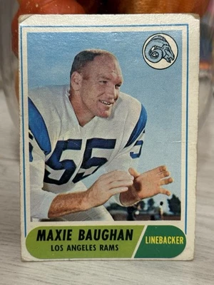 1968 Topps - Maxie Baughan #210 Los Angeles Rams - Image 1 of 2
