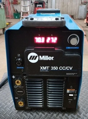 Multiprocesador Miller XMT 350 CC/CV Mig/Tig/Stick, ¡garantía restaurada en muy buena condición/! Foto 1 de 4