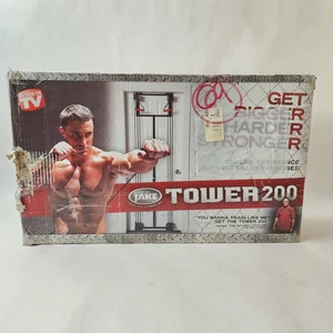 Body by Jake Tower 200 Full Body Home Gym Randy Couture con DVD | Scatola aperta - Foto 1 di 10