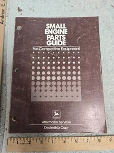 John Deere, guía de piezas de motor pequeño, manual de servicios postventa, 1986 - Imagen 1 de 1