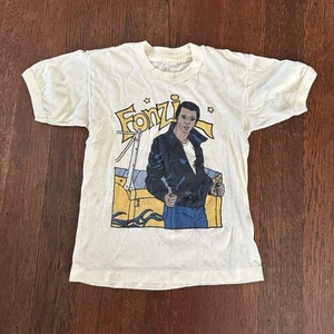 Vintage 1970s The Fonz Fonzie Happy Days Kids Shirt - Picture 1 of 10