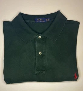Men’s Polo Ralph Lauren Short Sleeve Polo Shirt 3XLT Big Tall Green - Picture 1 of 10