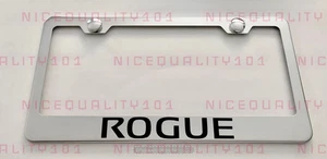 Rogue Stainless Steel Finished License Plate Frame Holder Rust Free - Picture 1 of 4