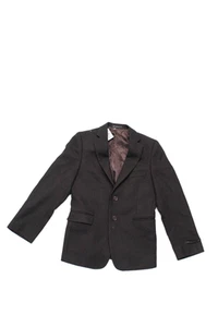 John Varvatos Star USA Boys Wool Button Up Blazer Jacket Burgundy Size 12 - Picture 1 of 8