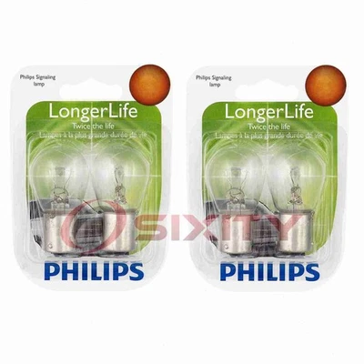 2 bombillas de luz de señal de giro trasero Philips para Volvo 142 144 145 164 1800 242 aj Foto 1 de 4