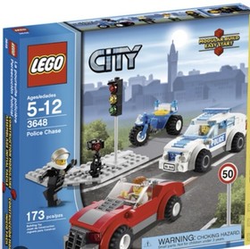LEGO City 3648 Police Chase Retired Excellent Cond. No Box or Manual