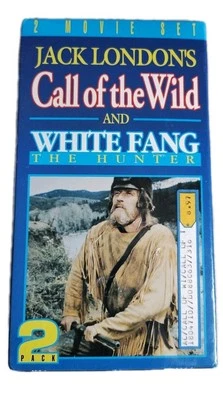 Jack London's Call Of The Wild (2-VHS's,1994) & White Fang The Hunter 187min VHS - Image 1 of 2