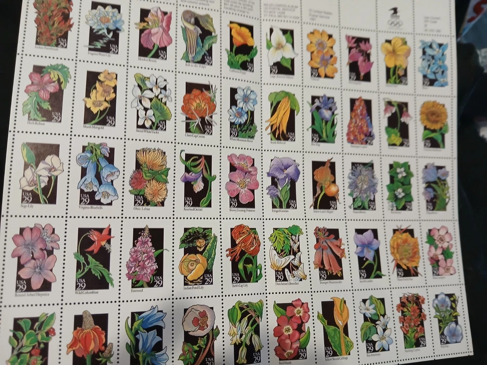 US #2692 MNH 1992 Wildflowers sheet of 50 - Image 1 of 1