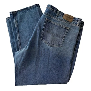Wrangler Authentics Mens 50 X 30 Blue Jeans ZM200SD Waist 50" Inseam 30" - Picture 1 of 12