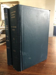 1911 NEW YORK STATE MUSEUM 65th ANNUAL REPORT Vol 1 Maps Paleontology /Archeolog - Picture 1 of 8