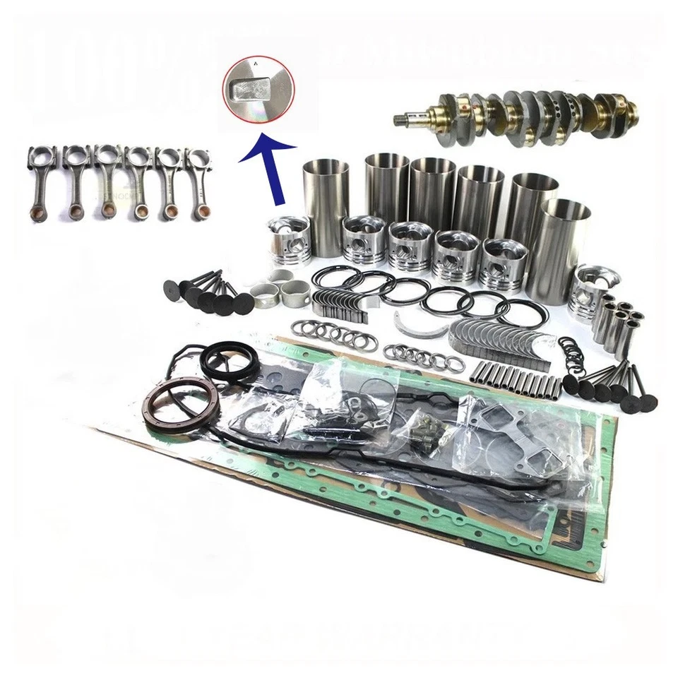 S6S Overhaul Rebuild Kit &Oil Pump &Crankshaft &Connecting rods For Mitsubishi Foto 1 de 1