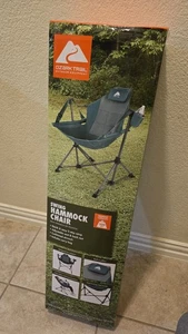 Ozark Sedia Amaca Altalena Trail Esterno Campeggio Spiaggia Cortile Verde Portatile - Foto 1 di 3