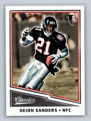 Deion Sanders 2017 Panini Classics #110 Atlanta Falcons Foto 1 de 2