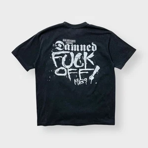 Vtg 1989 The Damned Tour Shirt, Goldenvoice, Stedman USA, 80s, XL Punk Rock - Picture 1 of 8