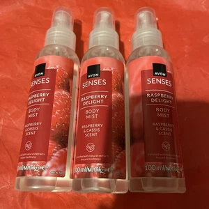 Avon Senses Raspberry Delight Body Mist - 100ml x 3 - Bild 1 von 1