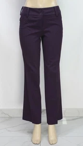 Pantalone donna elasticizzato viola petite Nue Options taglia 6P - Foto 1 di 8