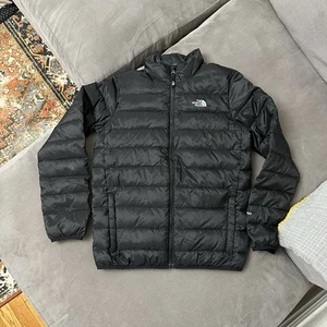 North Face Jacket Boys Extra Large 550 Down Puffer Winter Coat Full Zip Warm - Picture 1 of 10