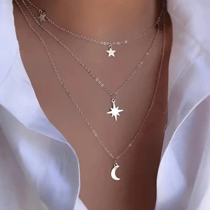 Collar colgante multicapa Star Moon - Imagen 1 de 10