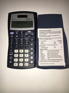 Texas Instruments TI-30X IIS 2-zeiliger wissenschaftlicher Taschenrechner GETESTET - Bild 1 von 2