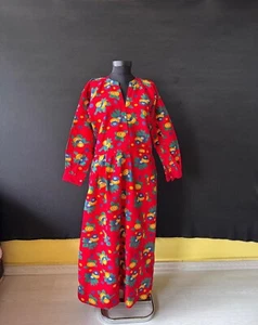 Vintage floral patterned Cotton Fabric Dress,Anatolian Rustic Cotton Dress - Picture 1 of 10