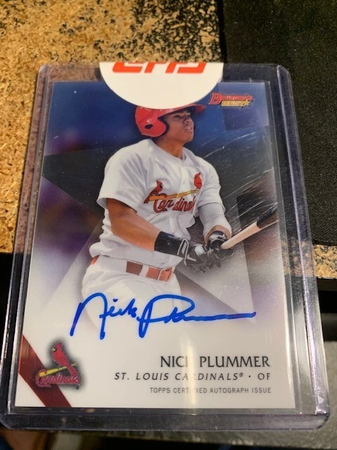 2015 BOWMAN'S BEST NICK PLUMMER AUTOGRAPH CARD ~ #B15-NP - Image 1 of 1