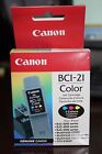 Genuine Canon BCI-21 Cyan Magenta Yellow Inkjet Cartridge BCI21 Retail Box
