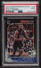 2019 NBA Hoops Premium Stock Black Shimmer Prizm 1/1 Eric Paschall Rookie RC uq4