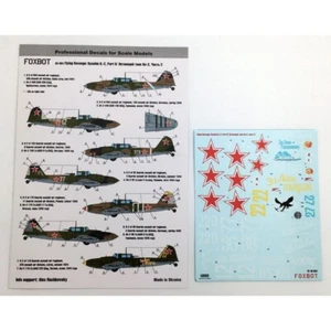 Decals Flying Revenge: Iljuschin IL-2, Teil 2 Foxbot 48-054 Maßstab 1:48 - Bild 1 von 24