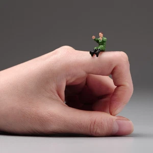 1/64 Accesorios de Escena Hombre Conductor Miniatura Figuras Modelo Para Coches Vehículos Juguetes Muñeca - Imagen 1 de 6