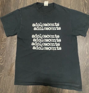VINTAGE JUGENDLICHES MEDIUM TOUR T-SHIRT / HARDCORE PUNK - Bild 1 von 3