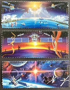 UN Sc# NY 610a , Geneva 221a, Vienna 134a Set of 3 MNH OG Mission Planet earth - Picture 1 of 2