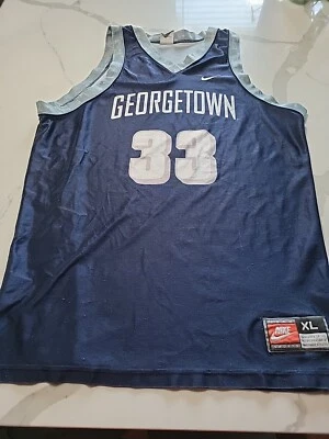 Camiseta deportiva de baloncesto vintage Nike Georgetown #33 Ewing talla adulto XL hecha en EE. UU.! Foto 1 de 4