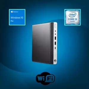 Mini PC Computer Dekstop HP 800 G3 i5 INTEL 6500T RAM 8GB SSD 256GB Win10 WIFI - Foto 1 di 3