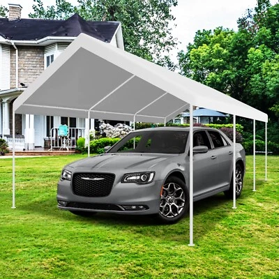 SANOPY Carport 12x20 Heavy Duty Garage Upgraded Waterproof Car Canopy Boat Shelter Tent