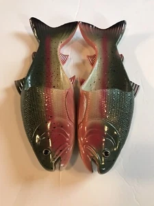 Rivers Edge Trout Flip Flops Men’s 7-7.5 W Fishing Father’s Day - Picture 1 of 5