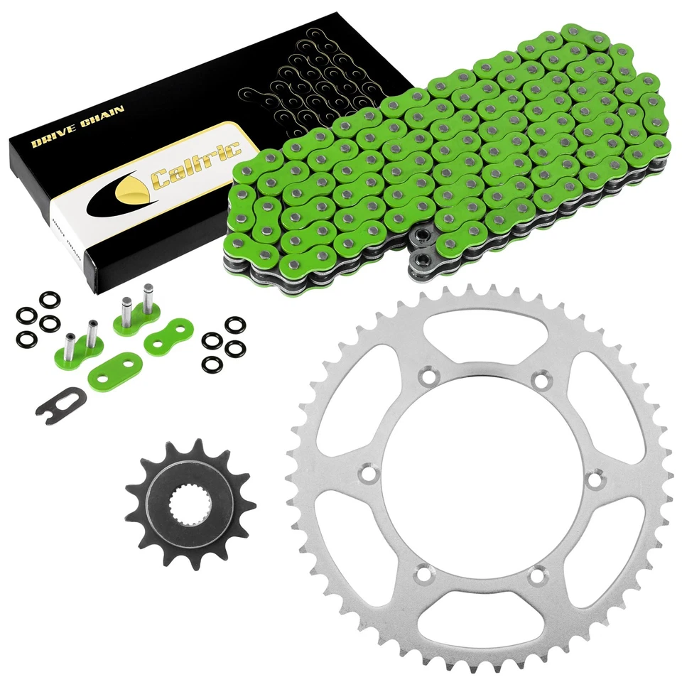 Green O-Ring Drive Chain & Sprockets Kit for Kawasaki KX250F 2011-2017 - Image 1 of 4